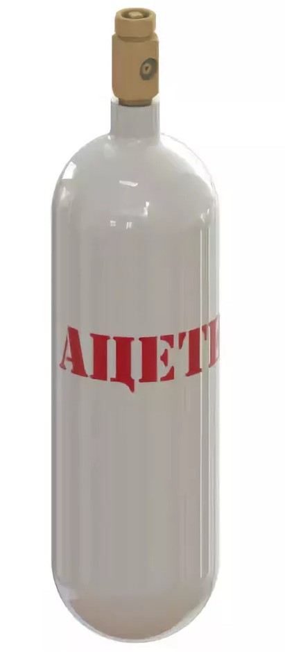 Ацетилен 5 литров, марка 